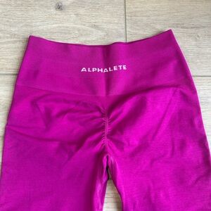 Alphalete Women’s Amplify Ultra High Rise Magenta Leggings